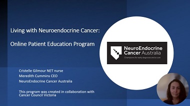 Living with Neuroendocrine Cancer: Online Patient Education Program.