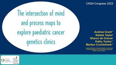 The intersection of mind and process maps to explore paediatric cancer genetics clinics