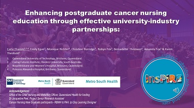 Enhancing postgraduate cancer nursing education through effective university-industry partnerships: InsPIRE